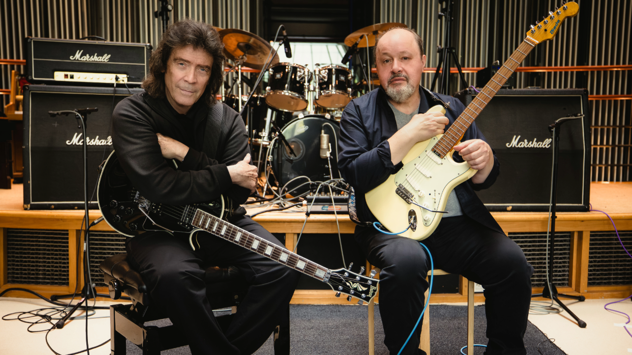 Prog guitarists Steve Hackett and Steve Rothery