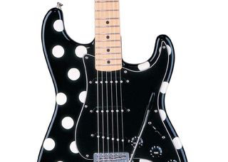 Play blues like Buddy: Fender signature polka dot Strat optional…
