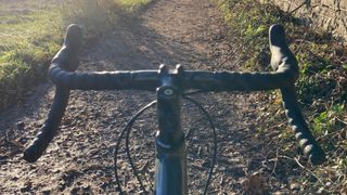 Zipp Sl-70 XPLR gravel bars on the trails