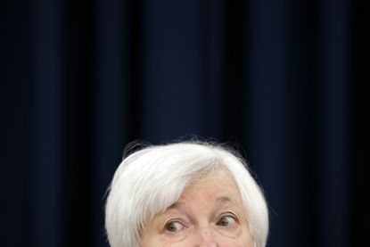 A consistently cautious Yellen.