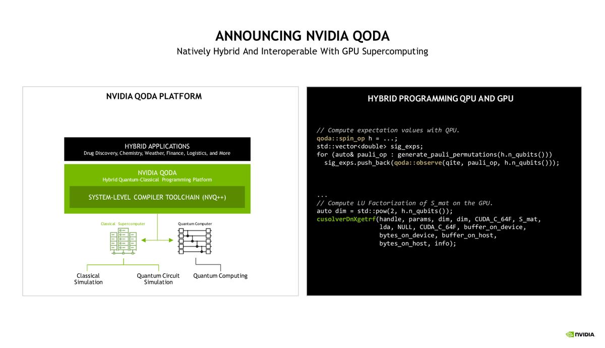 Nvidia QODA Press Deck
