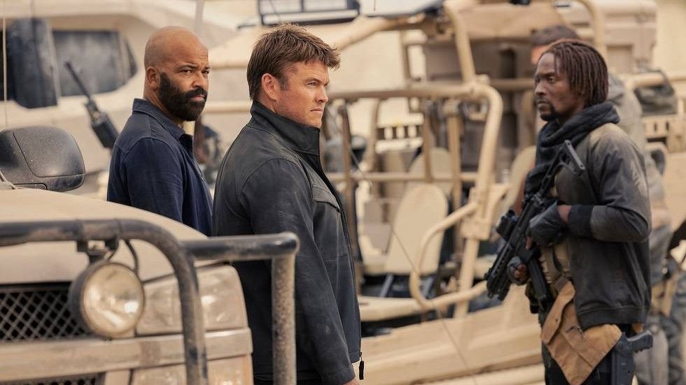 Jeffrey Wright and Luke Hemsworth in Westworld season 4 episode 4