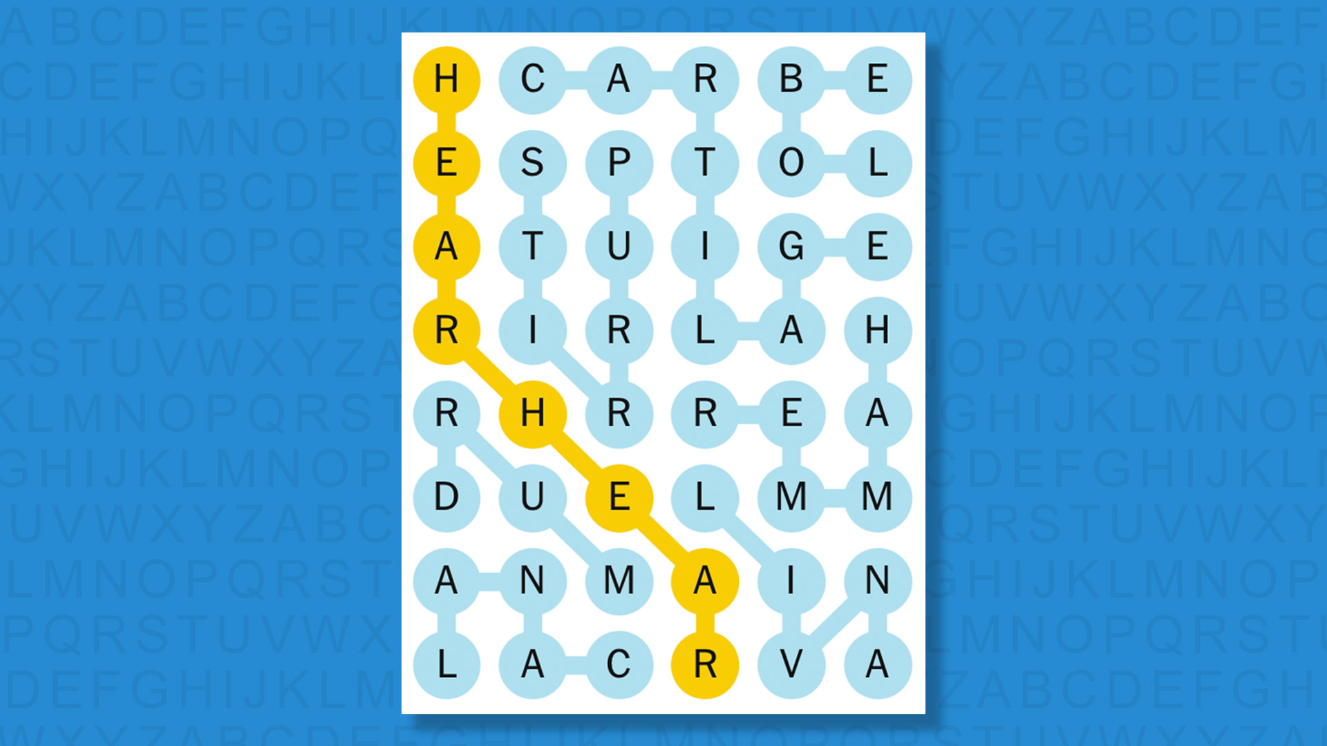 NYT Strands answers for game 683 on a blue background