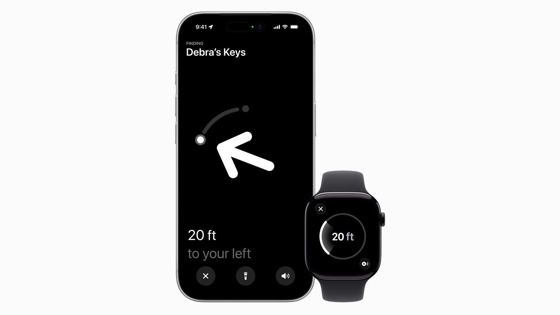 Precision Finding on iPhone and Apple Watch