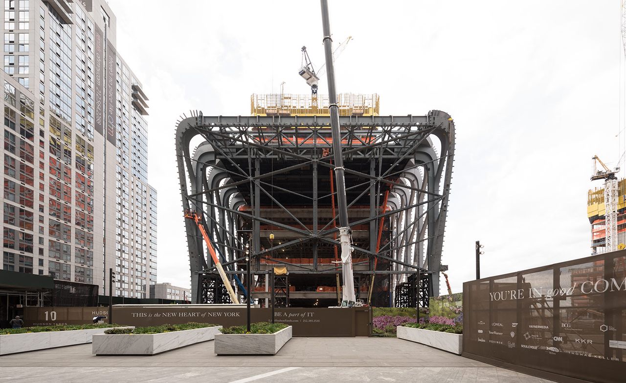 The Shed under construction