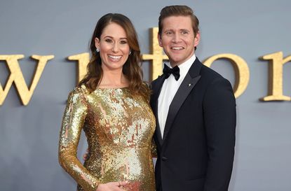 downton abbey allen leech expecting first child