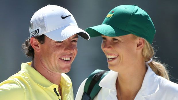 Rory McIlroy with Caroline Wozniacki 