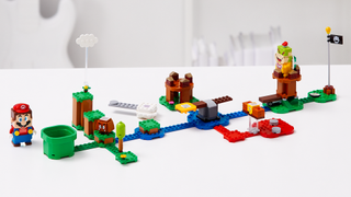 Lego Lego Super Mario set on table