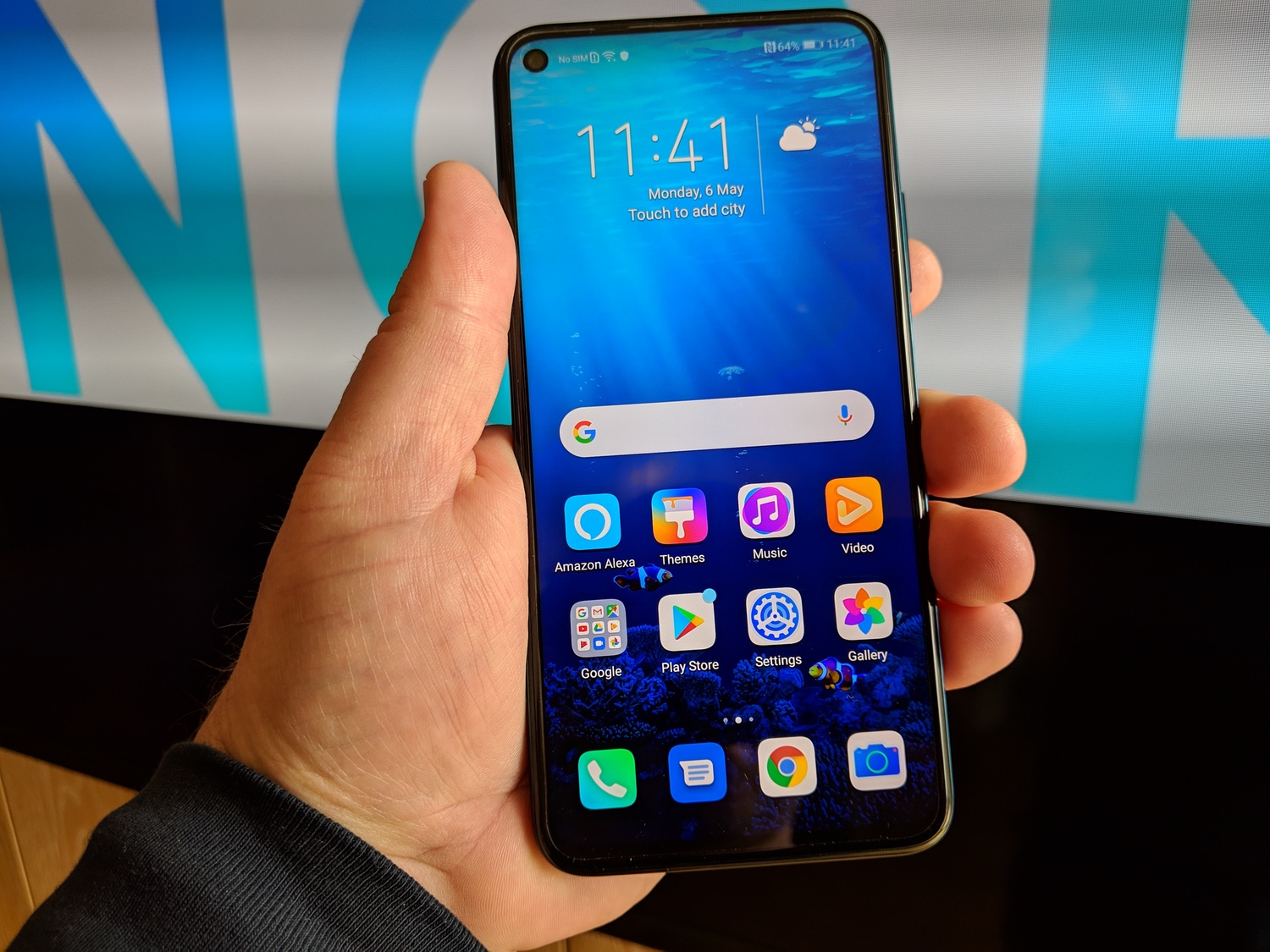 Как включить рыбий глаз на honor 20