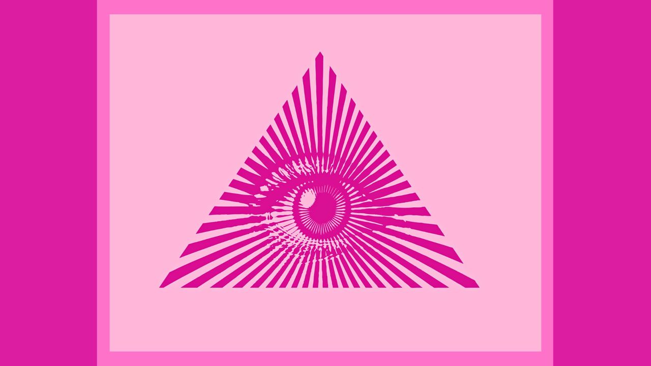 Engraving vector of all seeing eye