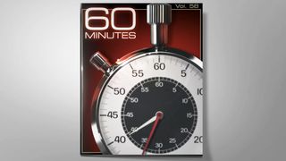The 60 Minutes logo for Vol. 58 of the long running television news magazine, courtesy of CBS.