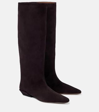 Bettina 25 Suede Knee-High Boots