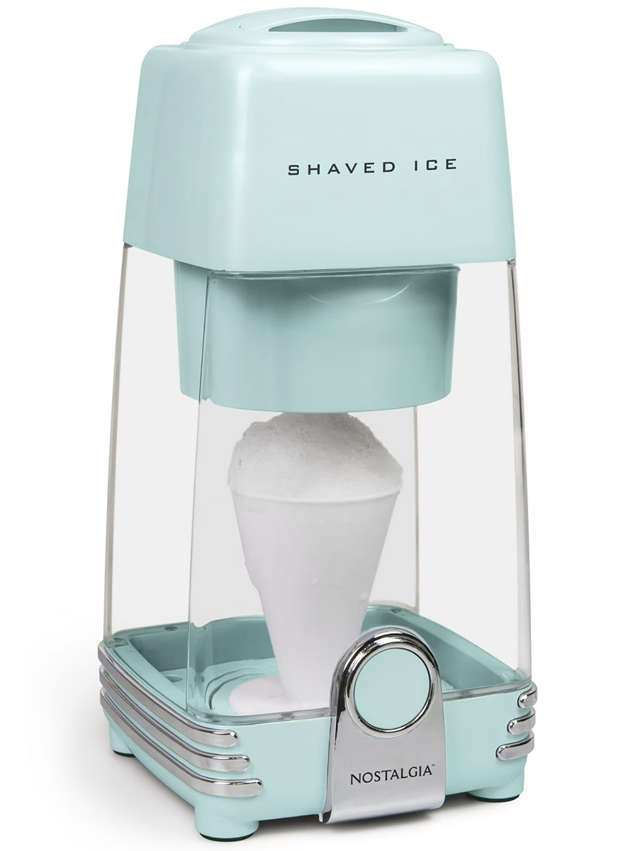 blue shaved ice machine