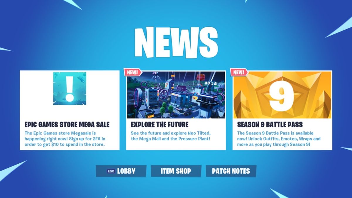 the news page says that players can earn 10 if they add 2 factor authentication - how to do two factor authentication fortnite ps4