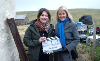 Detective Inspector ‘Tosh’ McIntosh (Alison O'Donnell) and Detective Inspector Ruth Calder (Ashley Jensen) in Shetland season 8