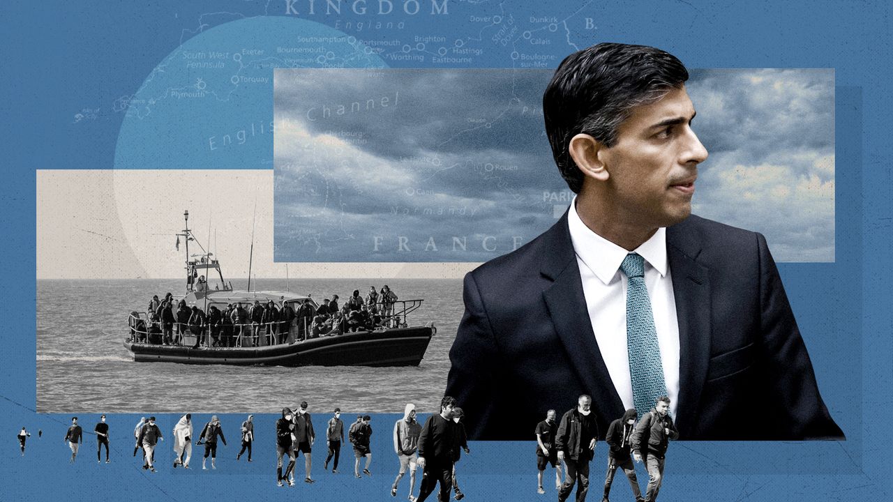 Rishi Sunak Migrant Crossing