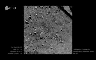 Philae's Descent Video Still