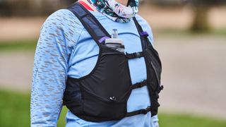 Woman wearing H&M Mesh Running Vest