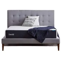 7. Lucid 10 Inch Hybrid Mattress with Bamboo: $289.99 $160.65 at AmazonSave up to $40 -