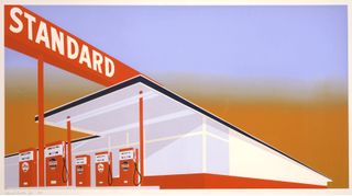 Edward Ruscha, Standard Station, 1966