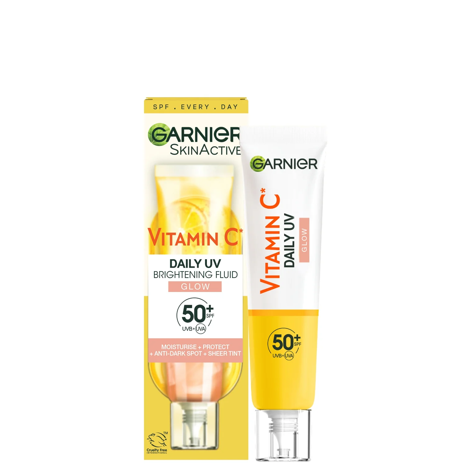 Garnier Vitamin C Daily Uv Brightening Fluid Glow Spf 50+ 40ml