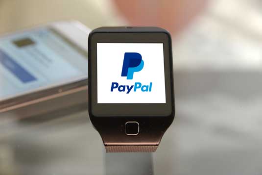 The new logo as seen on a Samsung smartwatch