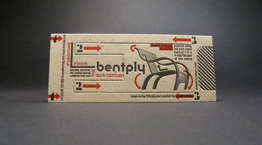 One minute it's a business card, the next it's a Gerald Summers armchair. Cool, huh?