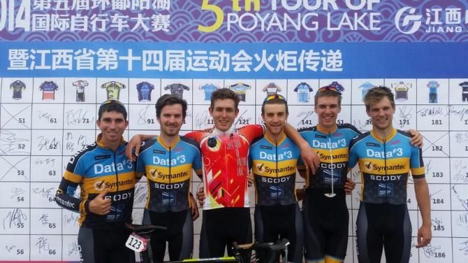 Data#3 Symantec Racing Team at the 2014 Tour of Poyang Lake