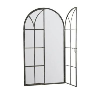 picture of The Lost Garden Arched Indoor Outdoor Wall Mirror