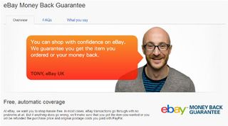 ebay's money back guarantee is a crucial element of the brand's vision