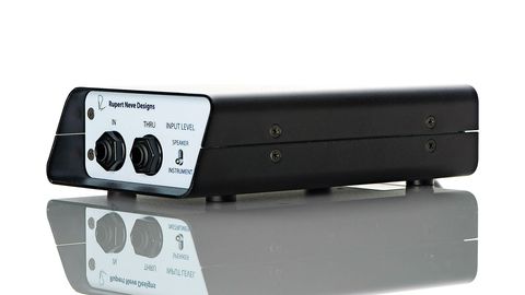 One mode handles line level signals, while the other takes the output from a guitar amp output