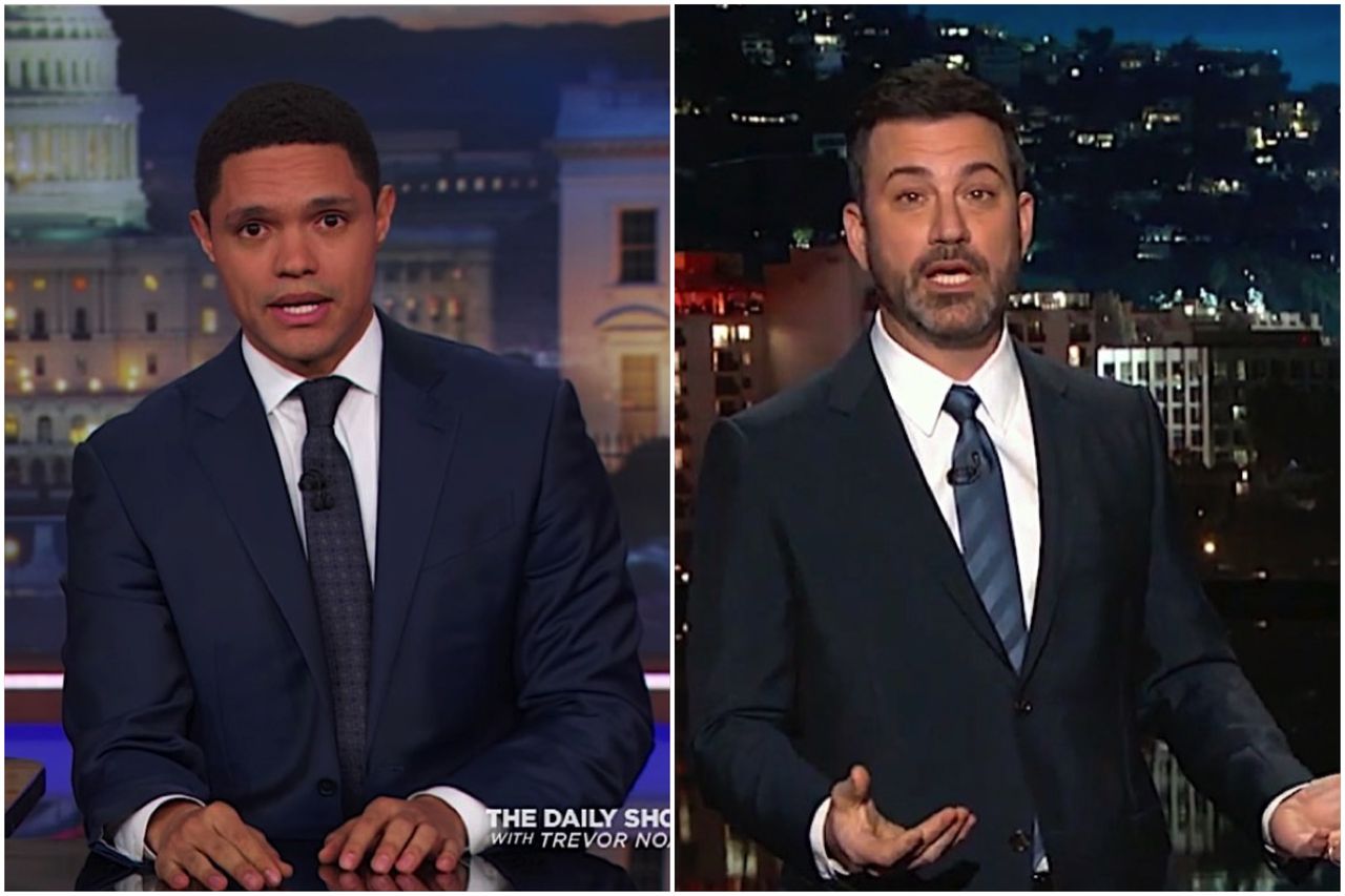 Trevor Noah and Jimmy Kimmel on the government shutdown