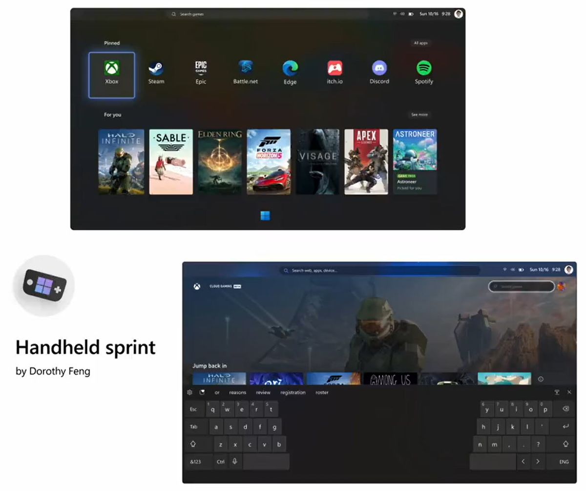 Windows 11 handheld gaming mode