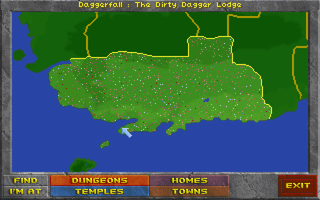 Daggerfall map