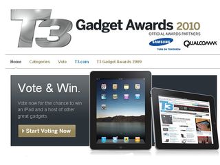 T3 Gadget Awards 2010 - open for business