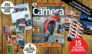 Photo montage of the 14 bonus gifts bundled with the September 2024 issue of Digital Camera magazine