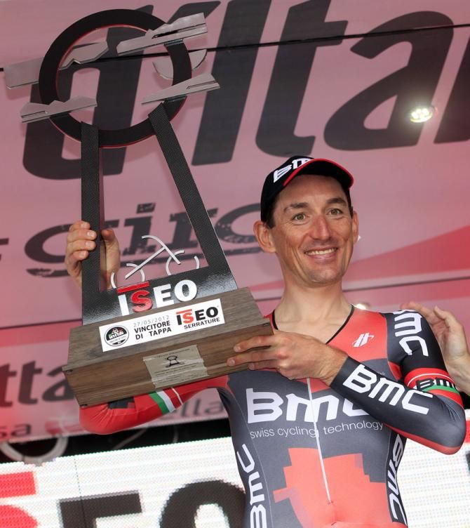 Marco Pinotti (BMC) won the final stage time trial at the 2012 Giro d'Italia