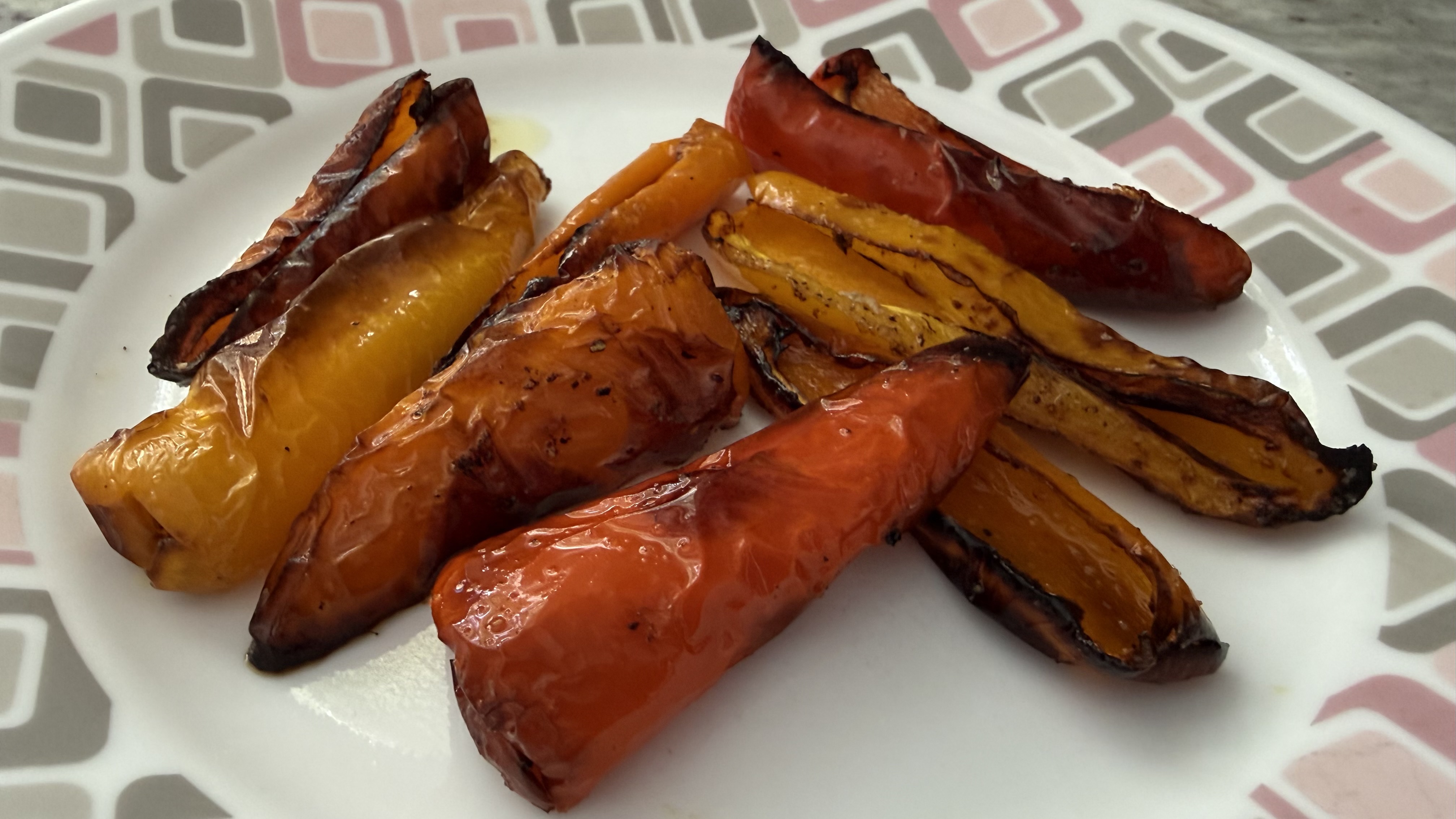 Food made in roast mode in Ninja Crispi Pro 6-in-1 Countertop Glass Air Fryer