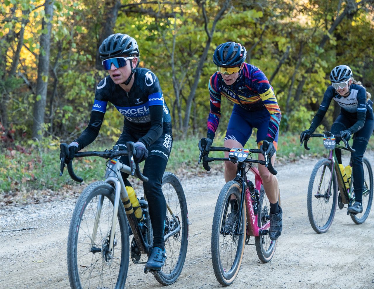 The 2021 Belgian Waffle Ride in Kansas, won by Tiffany Cromwell (Canyon-SRAM)