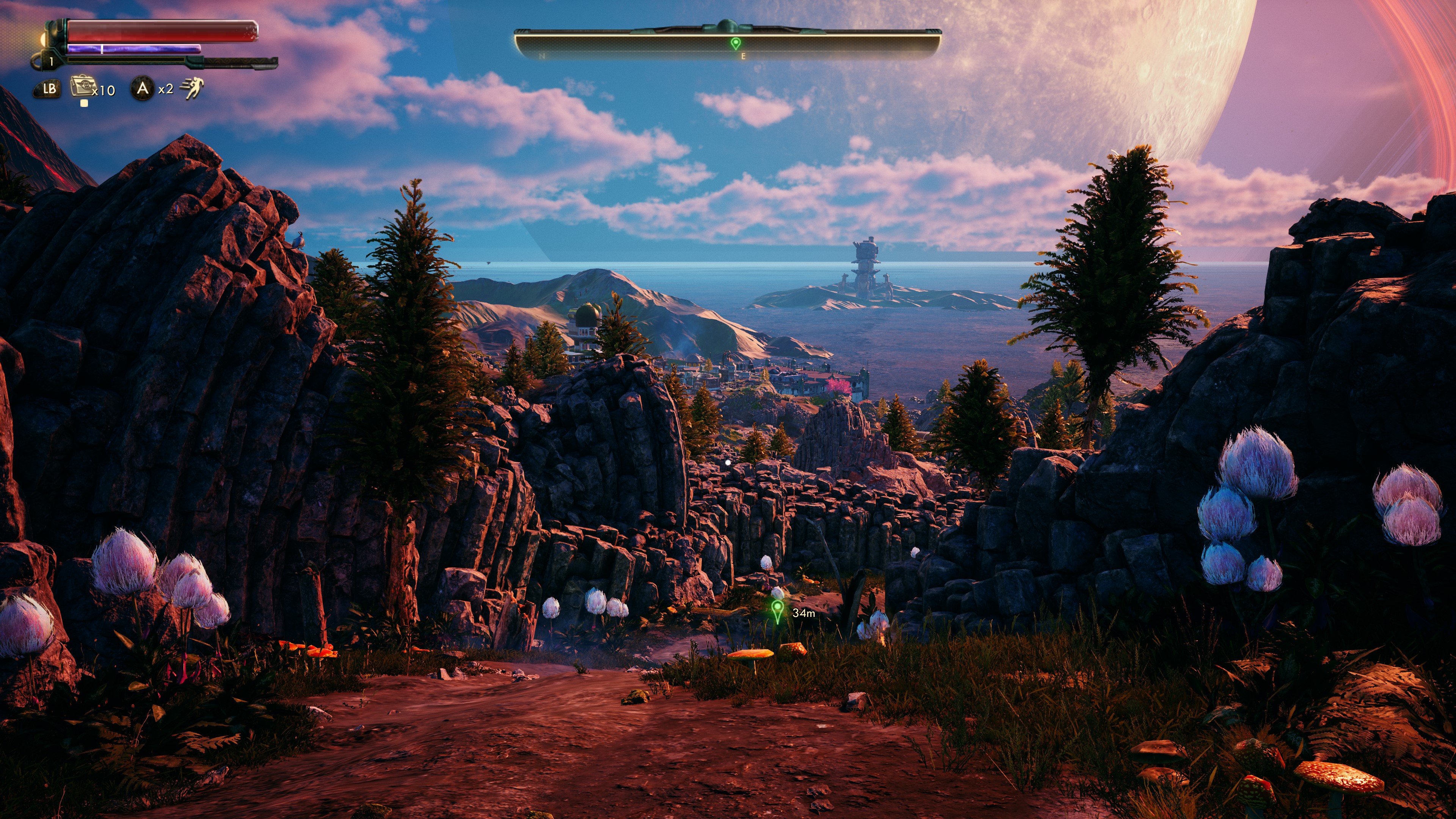 Captura de pantalla de The Outer Worlds Spacer's Choice Edition.