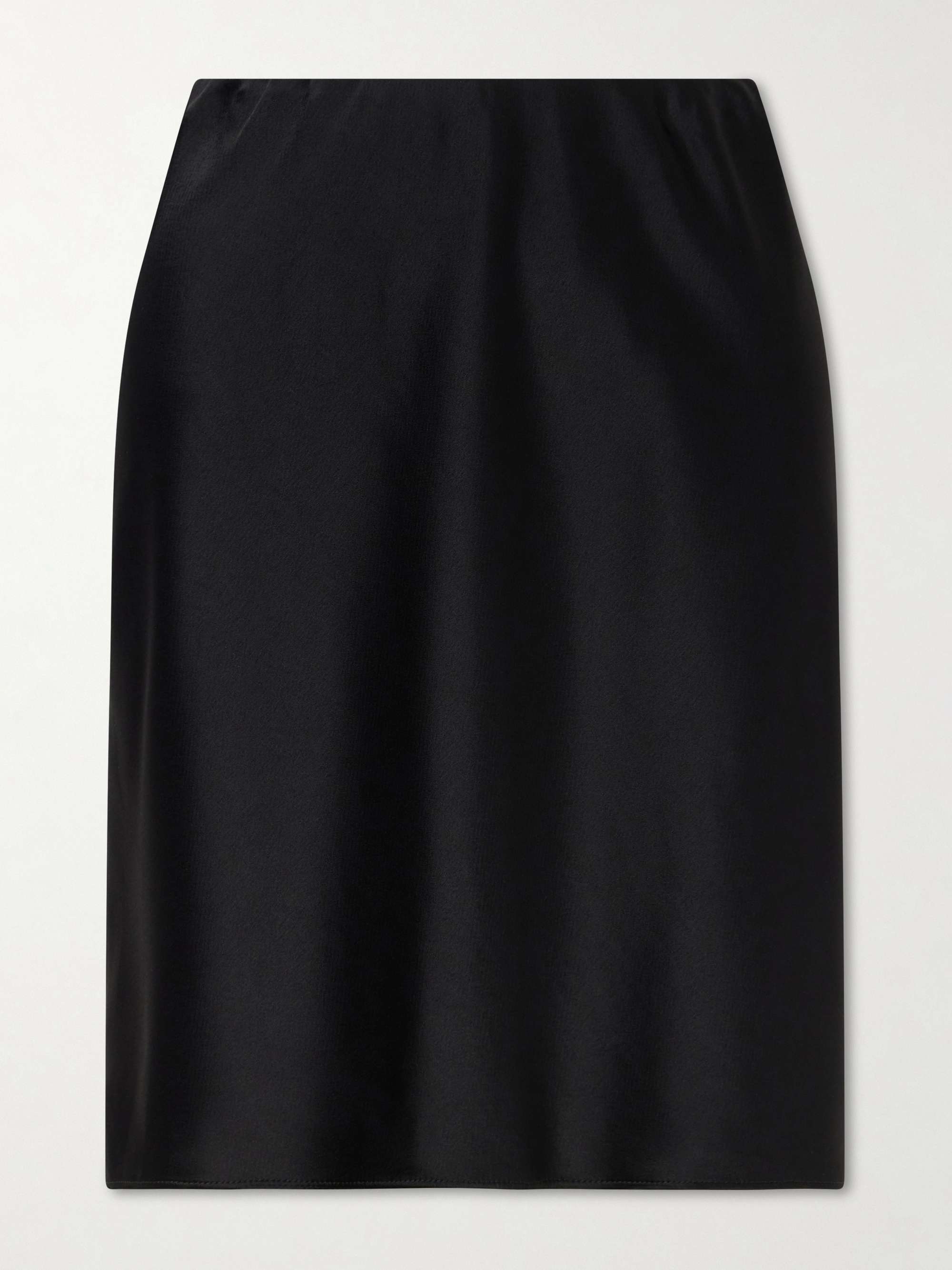 Barb Satin Midi Skirt