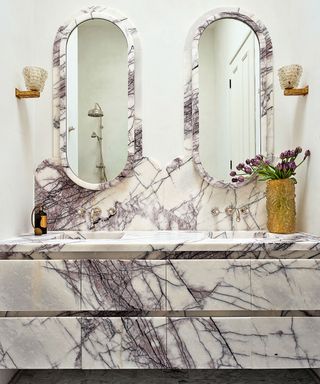 Marble bathroom ideas by Tamsin Johnson