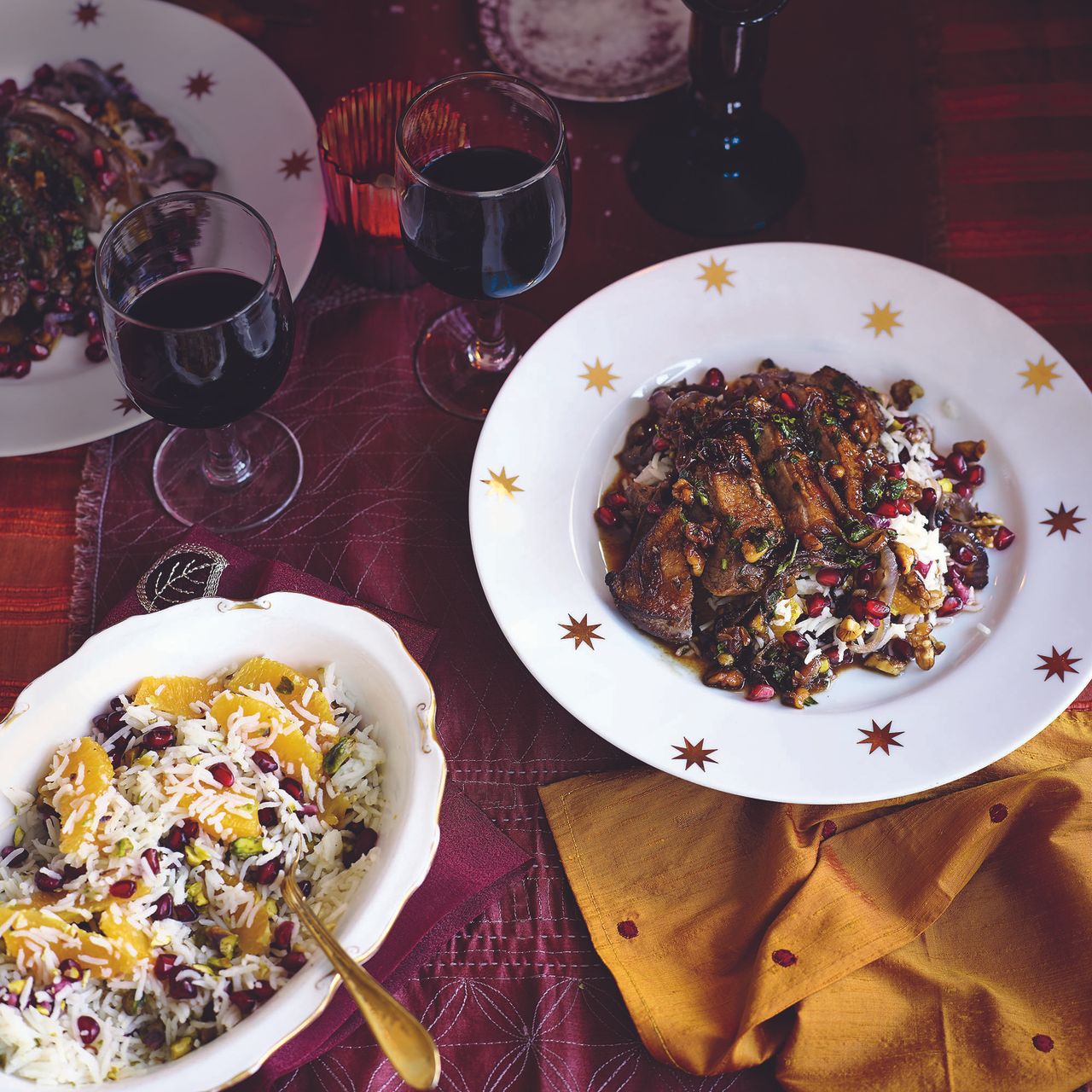 Duck with Pomegranate and Walnuts