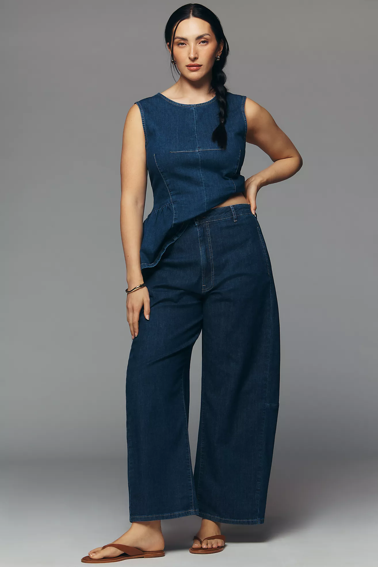 Maeve High-Rise Tapered Jeans