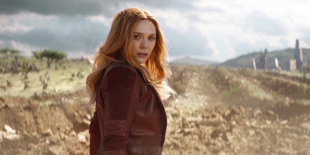 Elizabeth Olsen as Scarlet Witch in Avengers: Infinity War