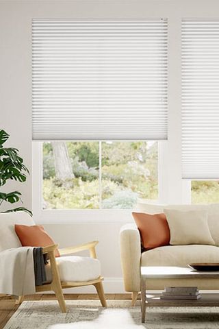 Thermal blinds in white 