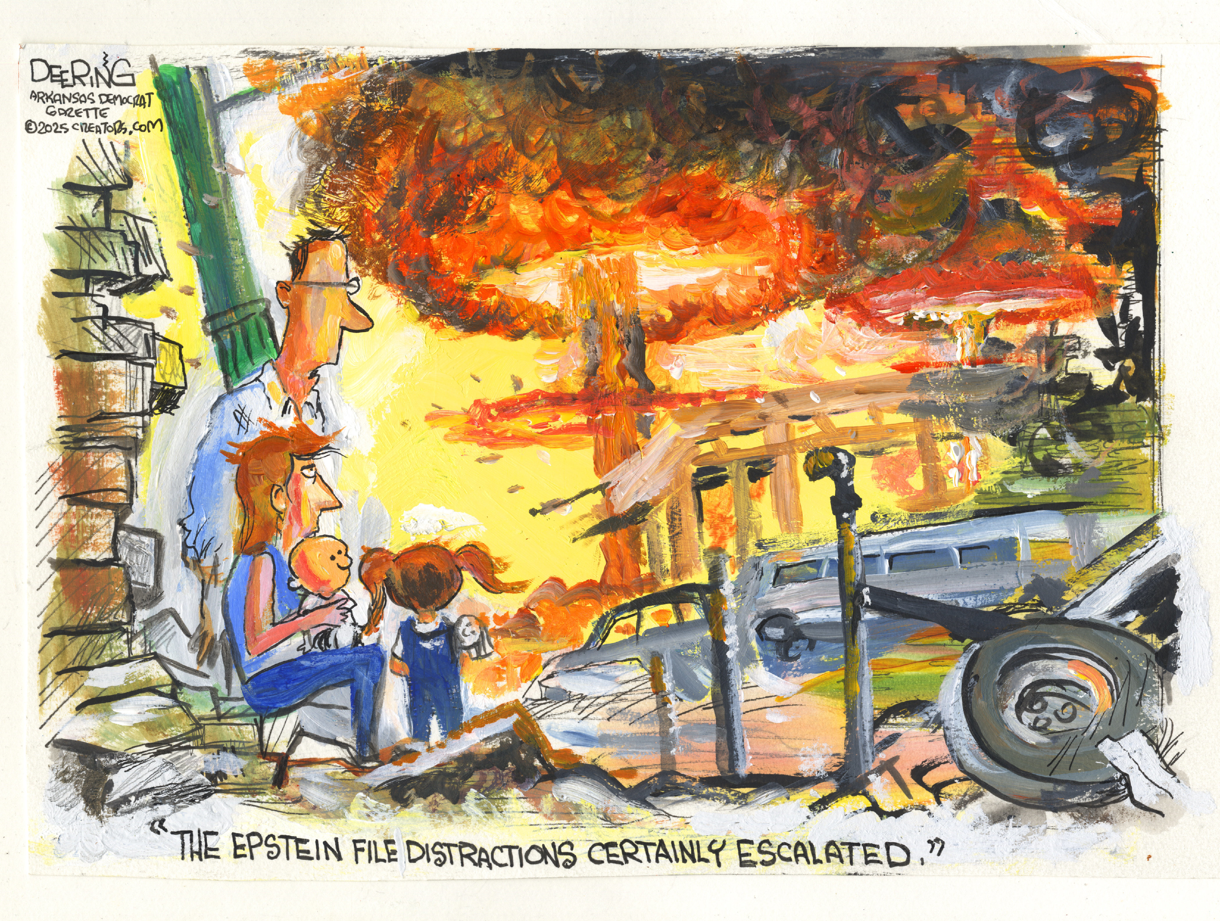 Political cartoon
