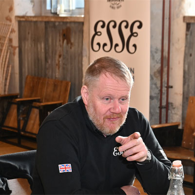 picture of log burning stove expert Gregg Robinson
