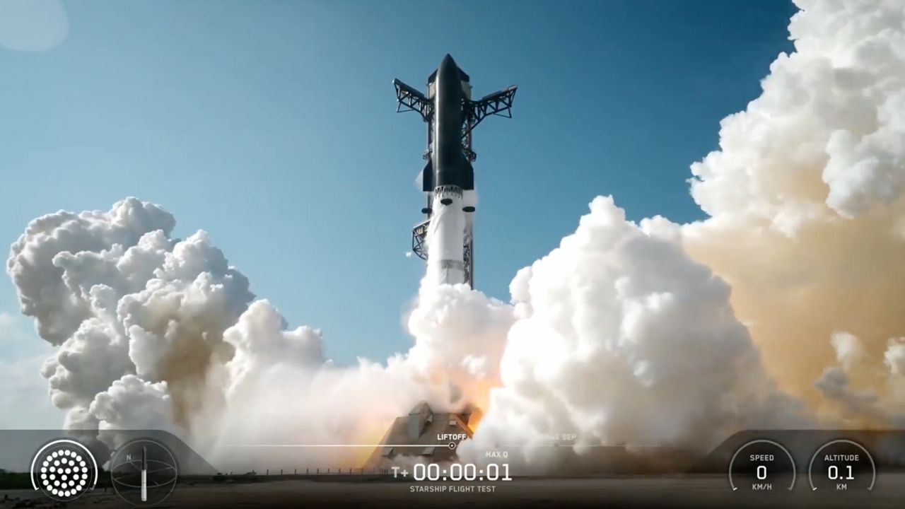 SpaceX just launched Starship V3 — its most powerful megarocket yet — into space for the 1st time in spectacular Flight 12 test (video)