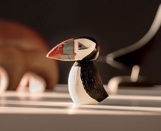 Puffin made in whaletooth